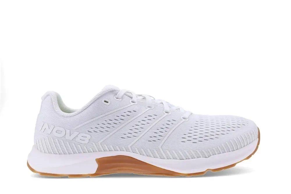 INOV8 F-FLY MEN'S VERSATILE TREADMILL RUNNING & CARDIO SHOES - WHITE/GUM - 9